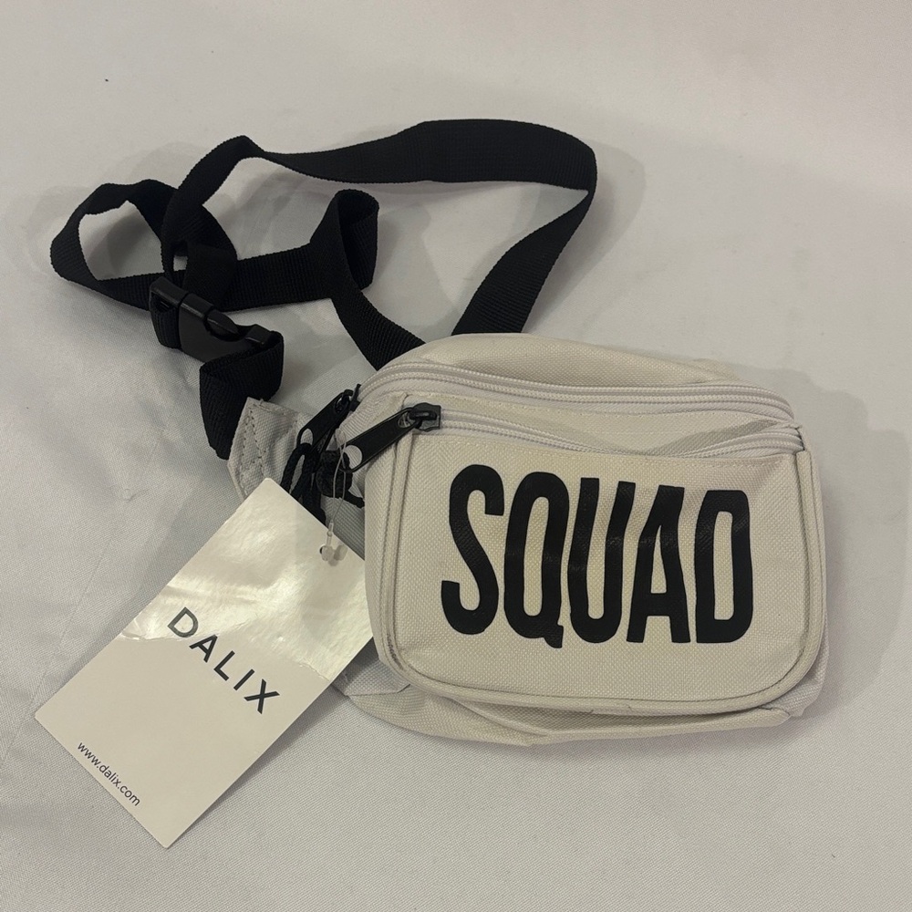 NWT White SQUAD Bag